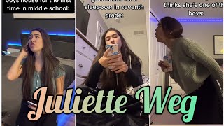 Juliette Weg Tiktok Videos 2023 Brown Tiktoks Compilation70 [upl. by Dreeda]