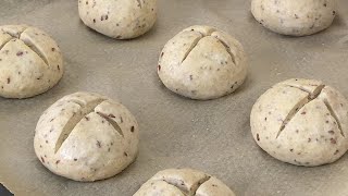 Brötchen Rezept selber backen mit Dinkel Chiasamen amp Leinsamen [upl. by Salbu151]