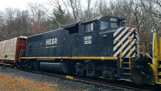 NECR 611S Going Through Depot Road Leverett Mass [upl. by Aljan]