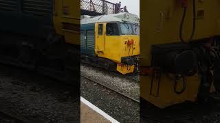 Class 50 enters ramsbottom station trainspotting britishrailways [upl. by Yregram]