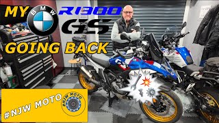 MY BMW R 1300 GS Broken Has Had To Go Back [upl. by Ateuqirne563]