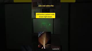 Diffraction of lightintresting experiment experiements science physics [upl. by Reiniar163]