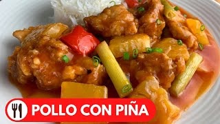 🇵🇪 POLLO CON PIÑA ESTILO CHINO  RECETA PERUANA [upl. by Questa]