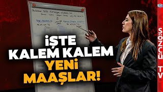 SGK Uzmanı Son Zammı Kalem Kalem Hesapladı Memur SSK ve BağKur Emekli Maaşı [upl. by Alih613]