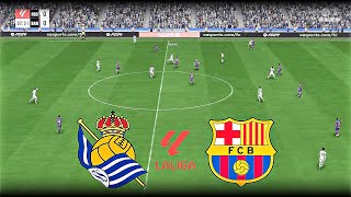 REAL SOCIEDAD v BARCELONA  LALIGA 202324 [upl. by Rombert374]