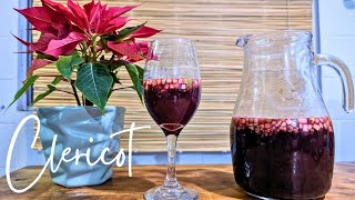 RECETA DE CLERICOT🍷 fácil y rápida  Vino tinto y frutas 🍇🍏🍎 [upl. by Naleag]