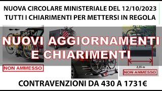 AGGIORNAMENTI SULLA NORMATIVA PORTA BICIMULTE DA 430€ A 1730 € DOBBIAMO METTERCI IN REGOLA [upl. by Vander]