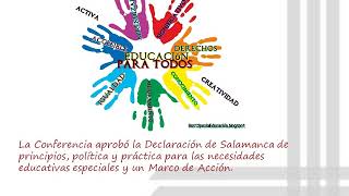 DECLARACION DE SALAMANCA [upl. by Andeee]