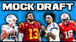 2024 NFL Mock Draft Post Free Agency WITH TRADES [upl. by Geanine]