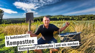 Komposttee im Weinbau  Teil 1  mit Herzblut zum Wein Vlog 367 [upl. by Oremoh]