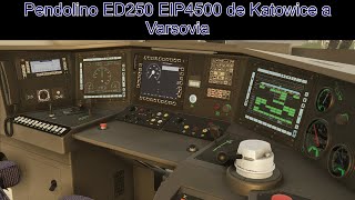 SimRail  Pendolino ED250 con ERTMS  SHP  ETCS Nivel I y Nivel II Katowice  Varsovia [upl. by Gona609]