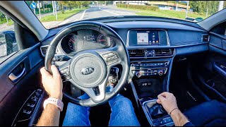 Kia Optima 20 163HP 0100 POV Test Drive 2137 Joe Black [upl. by Menedez344]