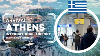 Enter Greece  Athens International Airport Eleftherios Venizelos Arrival Procedure [upl. by Henigman]