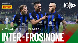 DIMARCO FROM 56 METRES 🫨☄️  INTER 20 FROSINONE  EXTENDED HIGHLIGHTS 🏆🇮🇹 [upl. by Lipfert]