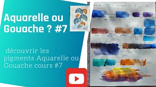 Aquarelle ou Gouache  quelle différence  aquarellefacile watercolor [upl. by Ytsirc]