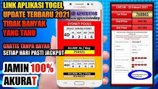 APLIKASI PREDIKSI TOGEL TERJITU TERBARU 2021100 Akurat rahasia setiap hari jp [upl. by Shep]