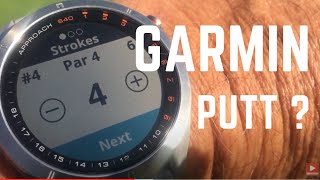 How to count putts on a Garmin Approach S40 golf watch [upl. by Dalia]