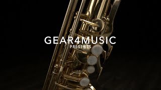 Tenor Saxophone by Gear4music Gold  Gear4music [upl. by Marba]