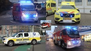 Compilation 1H30Best of 2018 Pompiers SAMU Ambulances Police en urgence [upl. by Debor]