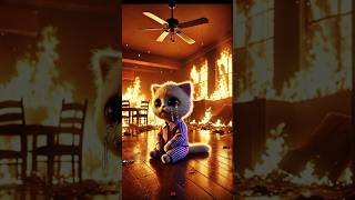 Kitten burned the home with matches😓 kitten catfunny catlover cat [upl. by Ait]