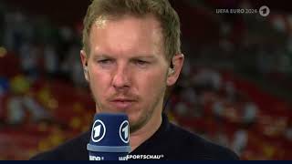 Deutschland Spanien EM 12 Interview Julian Nagelsmann [upl. by Noraf]