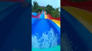 BLUE SPEED RACER WATERSLIDE‼️🛝 shorts waterpark [upl. by Tia293]