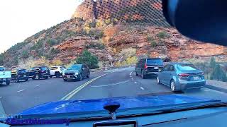 Beautiful Zion National Park Scenic Drive on Fall Season  Zion National Park in Utah  4K [upl. by Reinaldo]