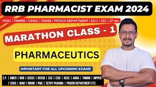 RRB PHARMACIST EXAM PREPARATION 2024  PHARMACEUTICS MCQS FOR RRB 2024  PHARMACIST EXAM PREPARATION [upl. by Aivital452]