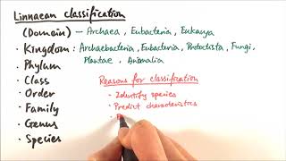 AS Biology  Classification and binomial nomenclature OCR A Chapter 1012 [upl. by Alethia]