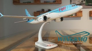 Herpa Wings TUI fly Germany Boeing 737 MAX 8 612166 Snap Fit Flugzeug Modelle Aviation Models [upl. by Macegan]