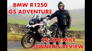 BMW R1250 GS Adventure 22500 Mile Review [upl. by Pik687]