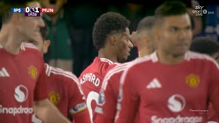 Marcus Rashford Vs Ipswich Town Away 24112024 [upl. by Alyce]