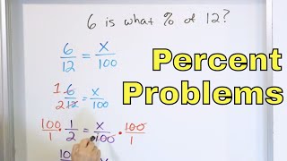 Solving Percent Problems [upl. by Elaweda]