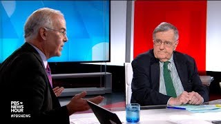 Shields and Brooks on Trump’s focus on immigration midterm closing arguments [upl. by Mori884]