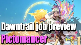 Dawntrail Pictomancer preview  FFXIV Liveletter 81 [upl. by Hnirt]