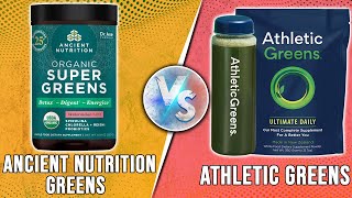 Ancient Nutrition Organic Super Greens vs Athletic Greens  What Are The Differences [upl. by Macdougall]