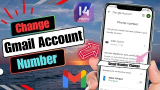 How To Change Gmail Account Phone Number  Gmail Id Number Change 2024 [upl. by Hays]