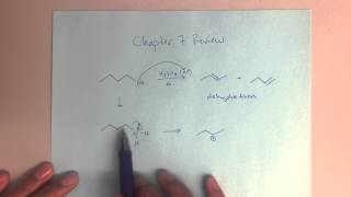 Organic Chemistry II  Chapter 7 Review Problem a and b [upl. by Enrica]