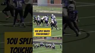 Touchdown Split Backs 10u youth football team KYA Sports DFW football top offense game highlights [upl. by Gerrit]