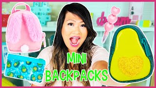 Unboxing Real Littles Backpacks with Minis [upl. by Bendick]