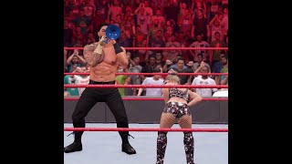 LIVE WWE I Roman Reigns Intense With Mandy Rose WWE 2K24 I WWE Raw Today Fight 100 shorts [upl. by Eciralc]