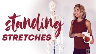 Standing Pelvic Floor Stretches  Best Quick Pelvic Floor Stretch Break [upl. by Llerahs]