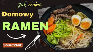 Domowy szybki RAMEN  PROSTY PRZEPIS [upl. by Aseek74]