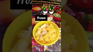 Mango melon smoothie food easyfoodtomakeathome [upl. by Aicxela486]