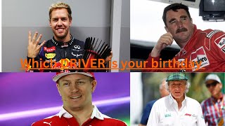 Which F1 DRIVER is your birth month [upl. by Ahsiekan]