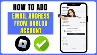 How To Add Email Address In Roblox Account 2024 [upl. by Otho]