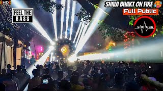 Dj SARANGA MUSIC  Shiv ji ke Bhakt on fire 🥵  Saranga Quality King  Full Public HD SOUND 4K Djs [upl. by Kursh]