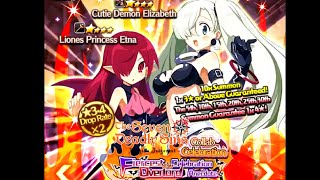 Disgaea RPG  7 Deadly Sins Collab Etna amp Elizabeth Costume Summon  50 Rolls [upl. by Linus805]