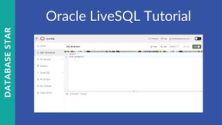 Oracle Live SQL Tutorial [upl. by Merrell]