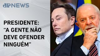 Elon Musk e Lula reagem ao xingamento de Janja [upl. by Ardnaek]